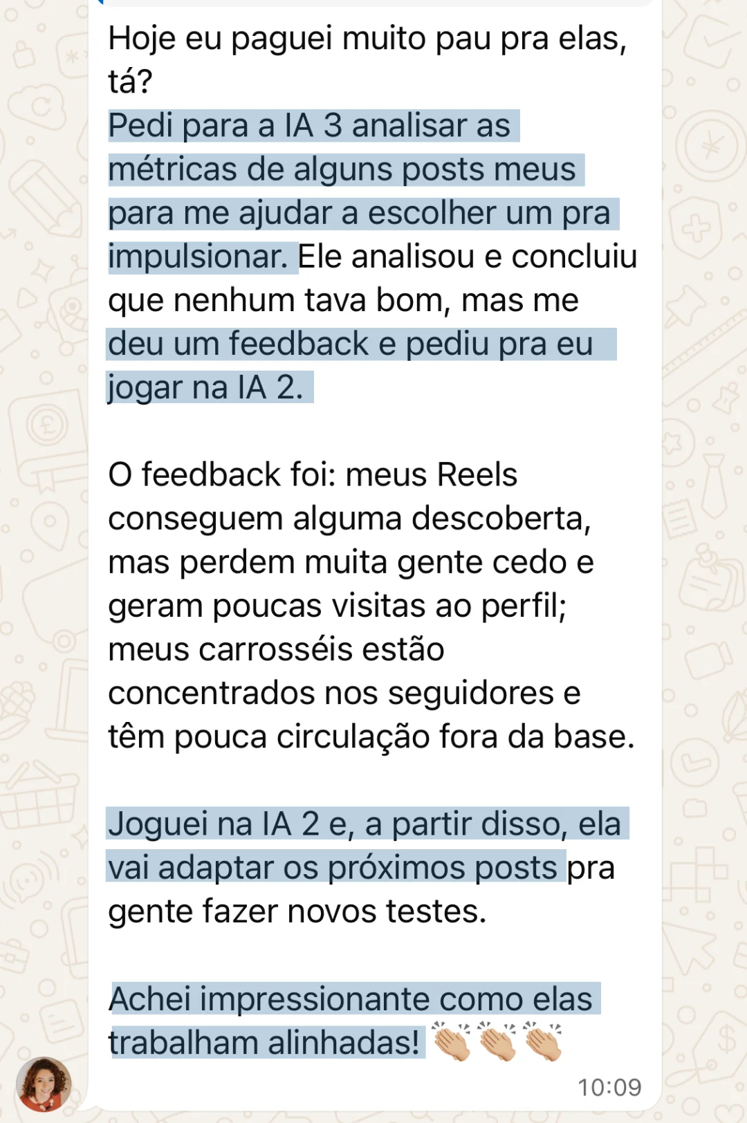 depoimento bruna CAC