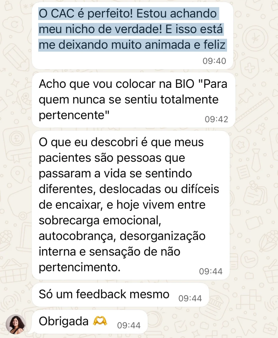 depoimento elis CAC